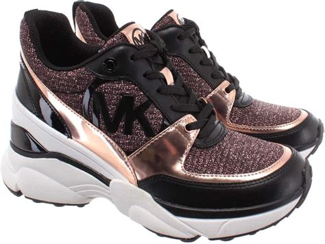 michael kors silver sneakers|Michael Kors rose gold sneakers.